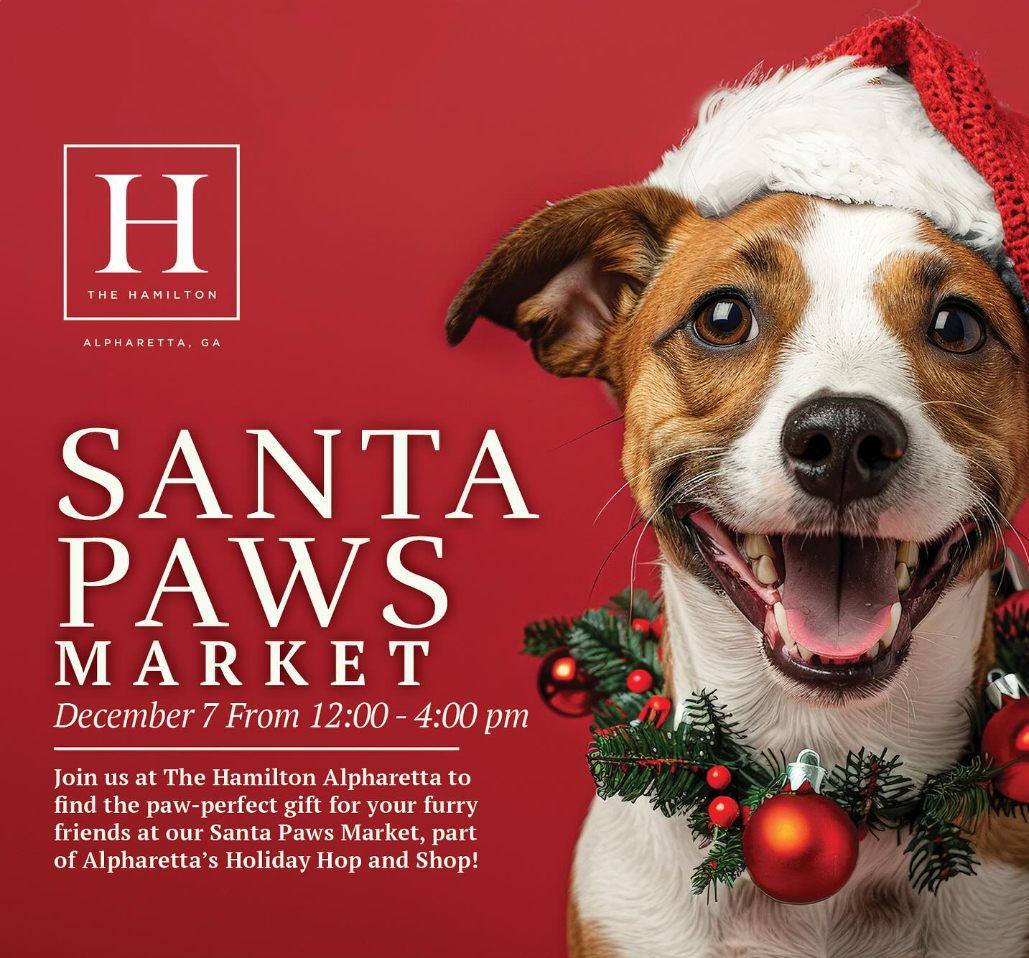 Santa Paws @ The Hamilton Alpharetta Sat Dec 7, 2024