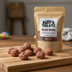 Buck Balls - Venison Meat Balls - Freeze Dry natural dog treats ready to serve