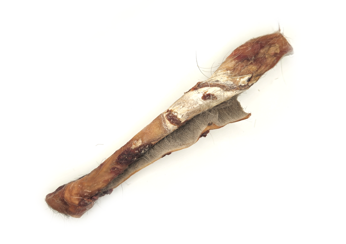 Deer Skin Jerky Rolls dog chew detail view from Ruff'n Treatz