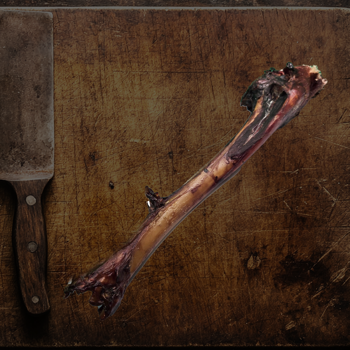 Smoked Meat Bone - Large dog chews, package front view