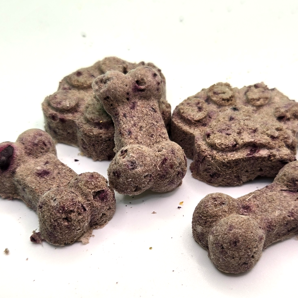 Ruff'n Treatz Buck Biscuits freeze-dried dog biscuit treats
