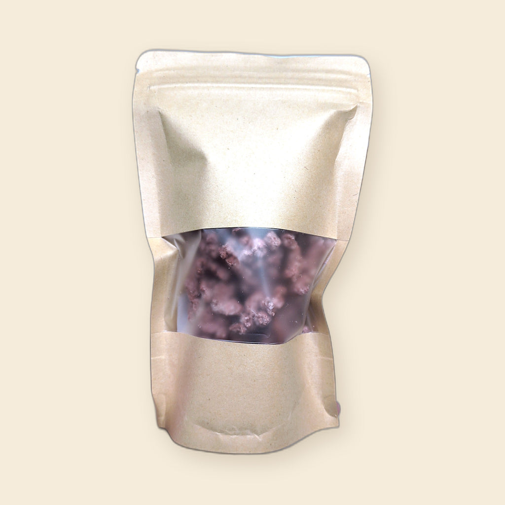 Deer Dots kraft bag with window