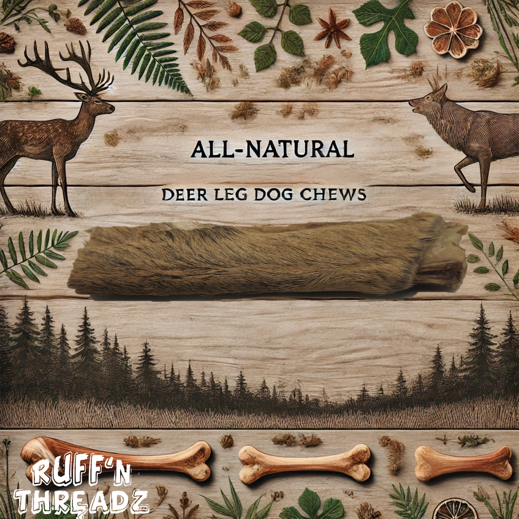 All Natural Deer Leg Dog Bones and Chews long-lasting natural dog chews, assorted pieces