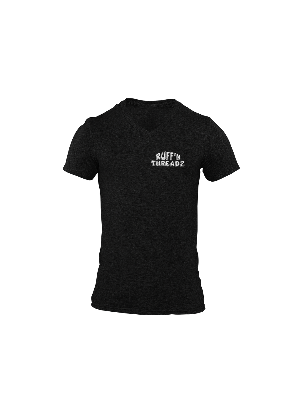 Ruff'n Threadz dog lover graphic tee, design close-up