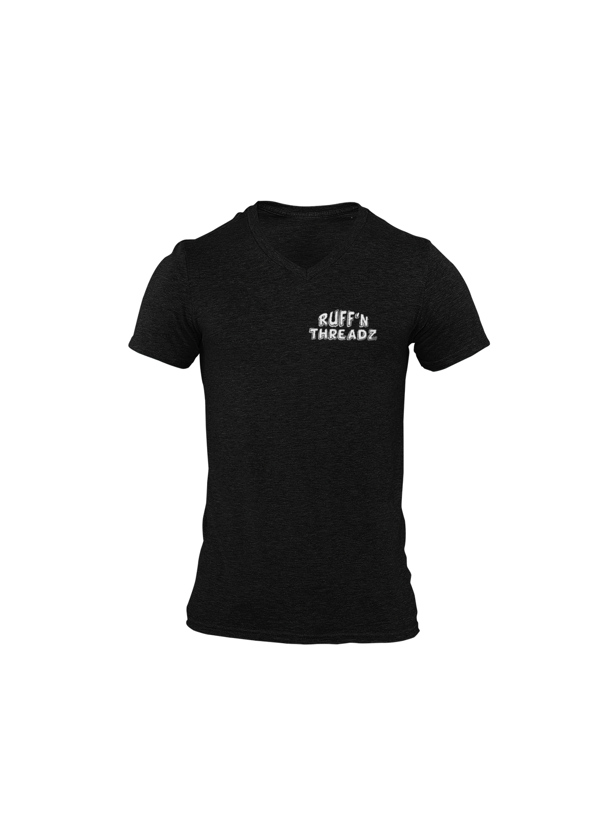 Ruff'n Threadz dog lover graphic tee, design close-up