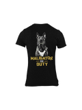 Maligator on Duty Belgian Malinois Tee from Ruff'n Threadz, front view