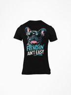 Frenchin' Ain't Easy French Bulldog Tee graphic dog tee, design close-up