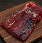 Close-up of Beef Spleen freeze-dried dog treat pieces